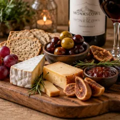 Monkscowl Cheese & Nibbles Board for Two